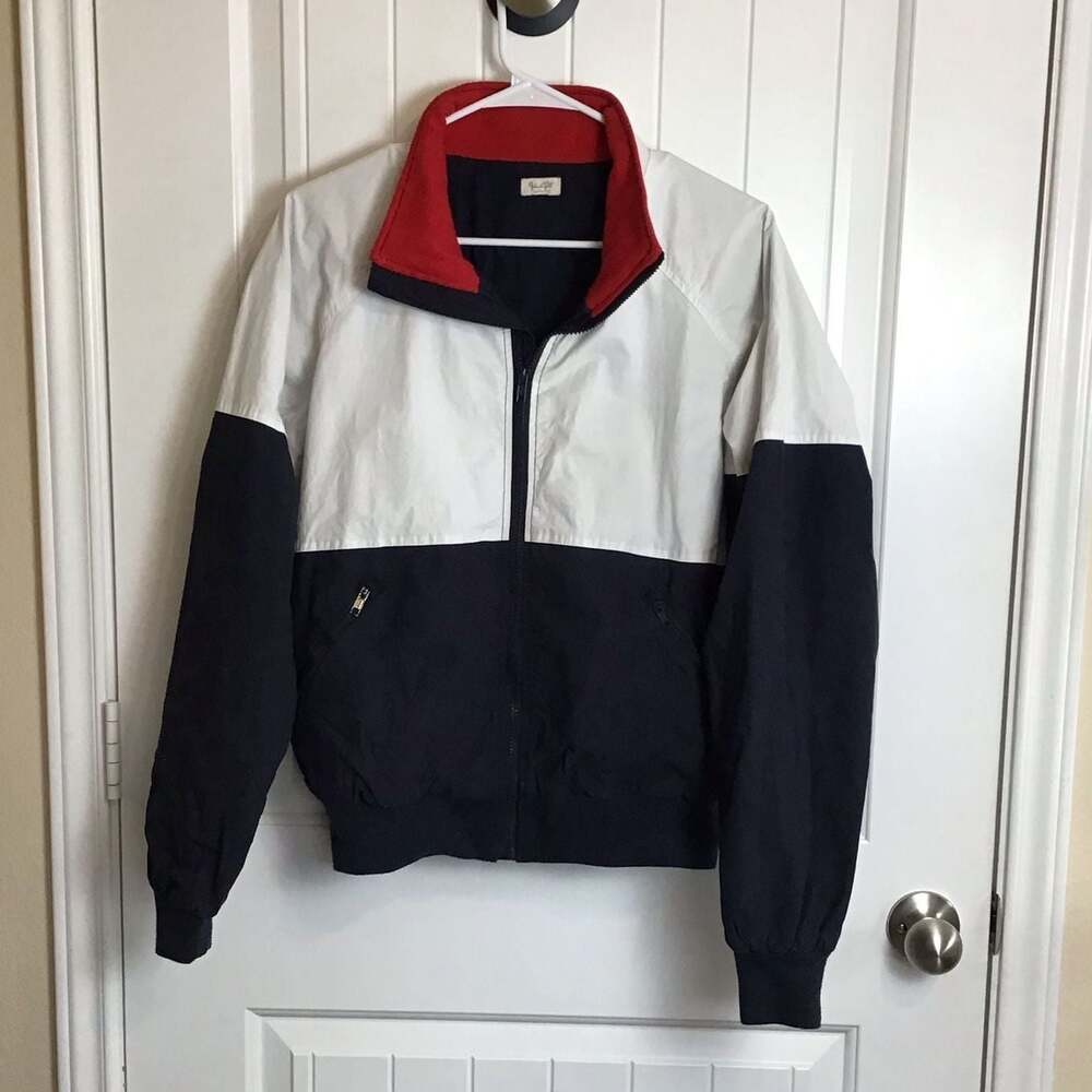 John Galt Brandy Melville Stephanie Color-Block Windbreaker Jacket